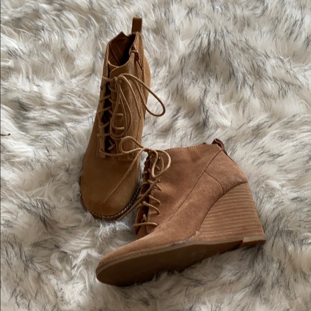 Lucky brand wedge heels